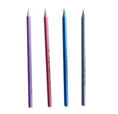 4'lü Kurşun Kalem seti Metalik Renkler