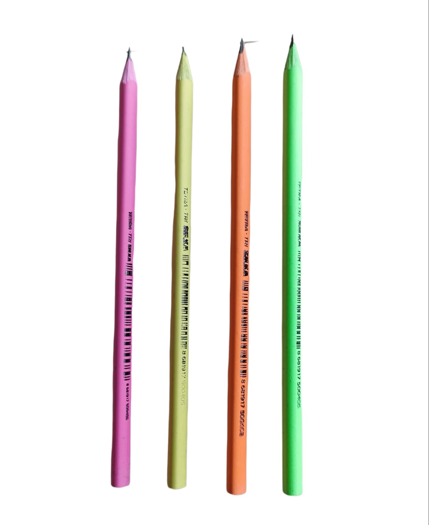 4 ' lü Kurşun Kalem Seti  pastel renkler