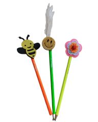 Sevimli 3' lü Kurşun Kalem Seti