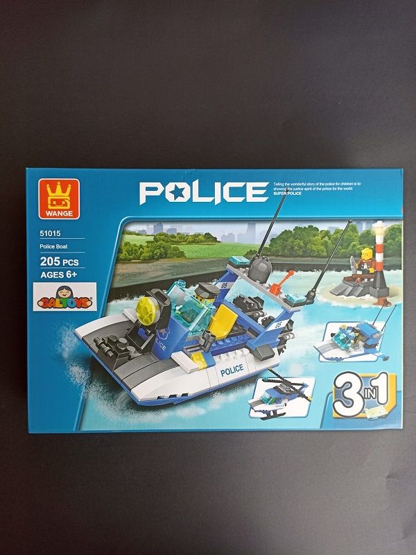 SAHİL GÜVENLİK BOTU 205 PARÇA LEGO