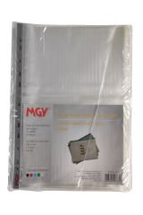 Poşet Dosya Gri 50'li MGY Kenarı Renkli