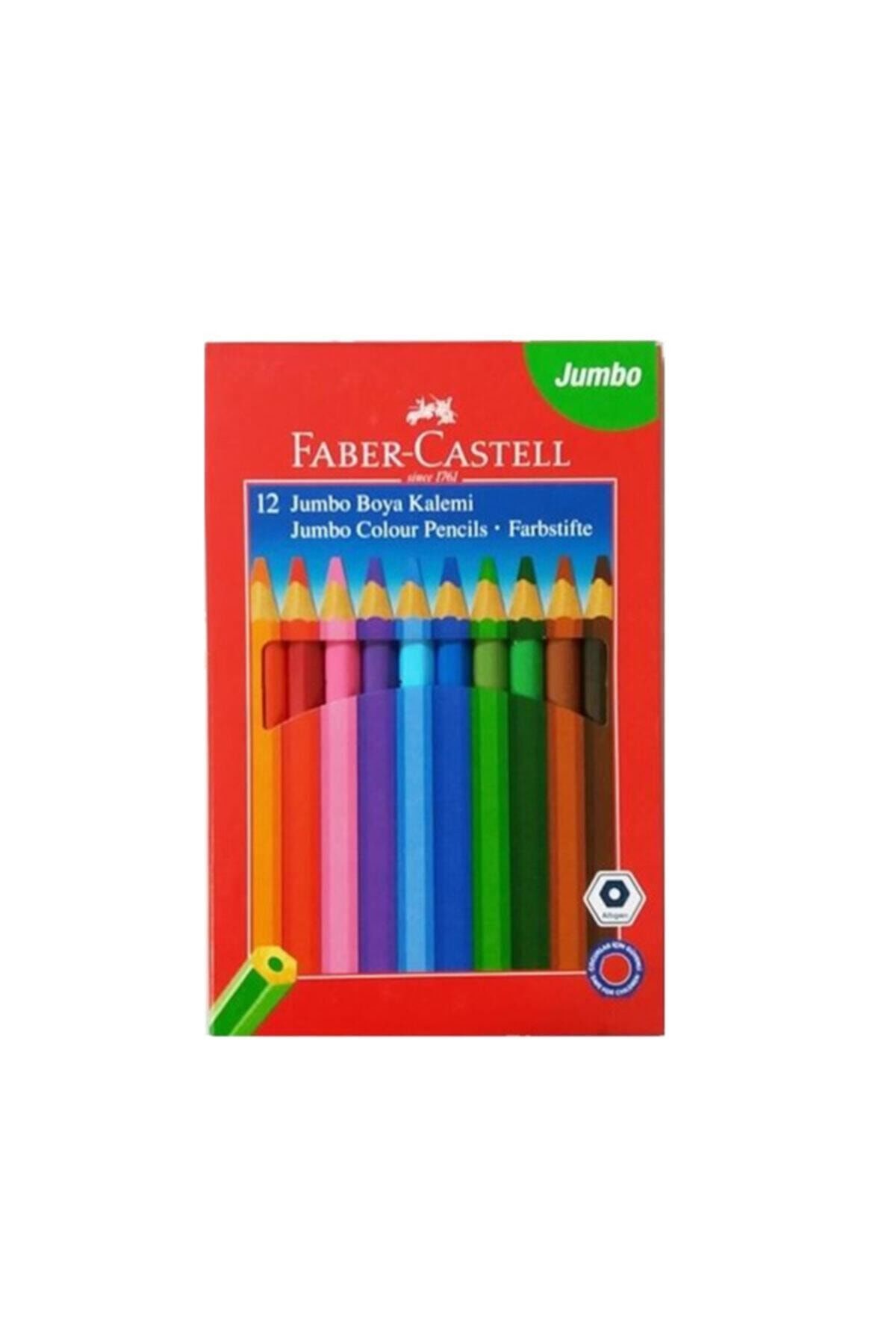 Jumbo Kuru Boya 12 Renk Köşeli