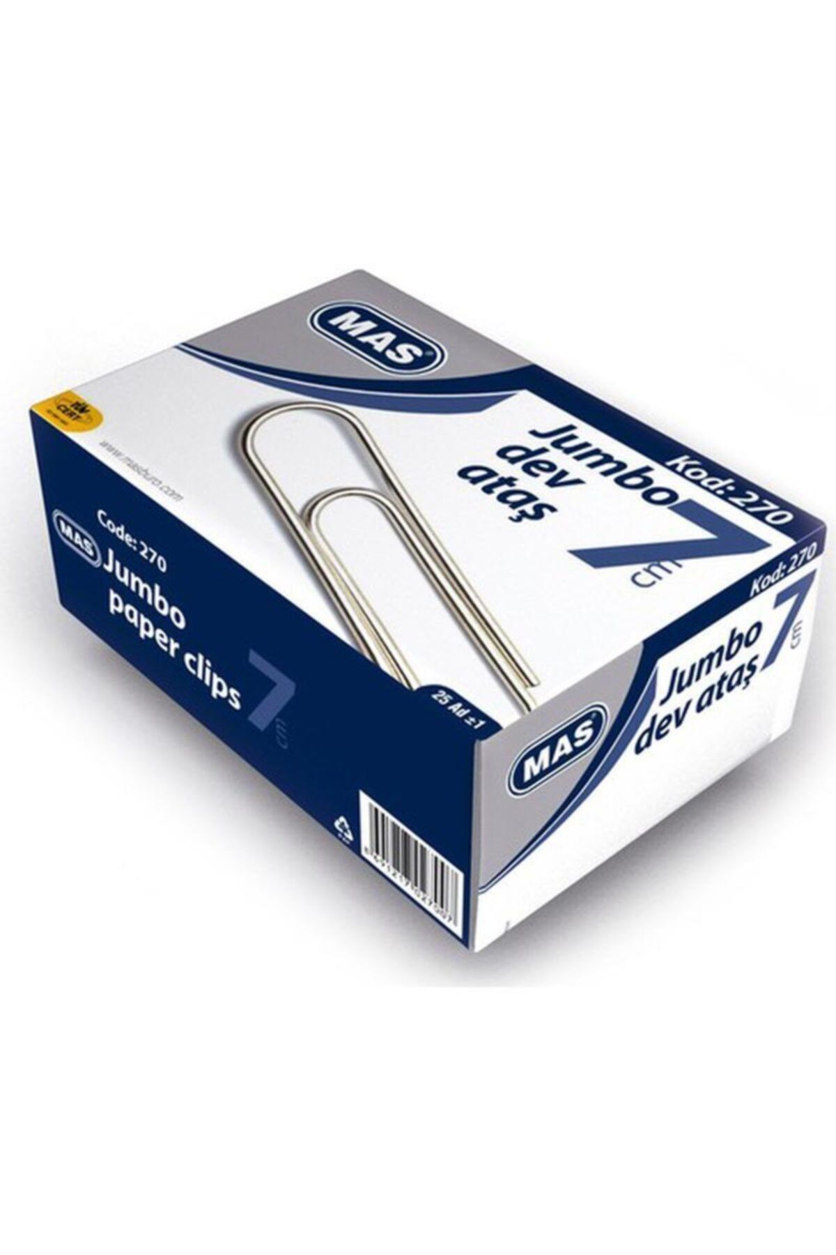 25'li Jumbo 7cm Dev Ataş 270