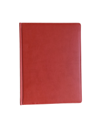Ajanda Suni Deri haftalık 2023 ajanda (20x28) kırmızı