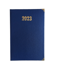 Ajanda Suni Deri (17x24) 2023 LACİVERT