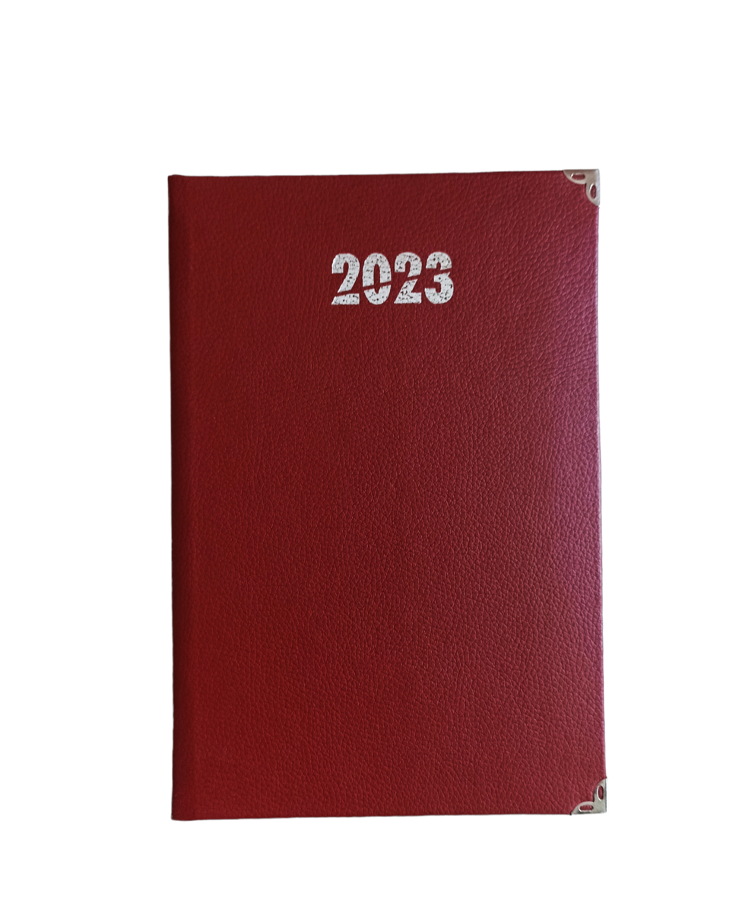 Ajanda Suni Deri (17x24) 2023 bordo