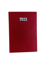 Ajanda cilt bezi 14x20 2023 bordo